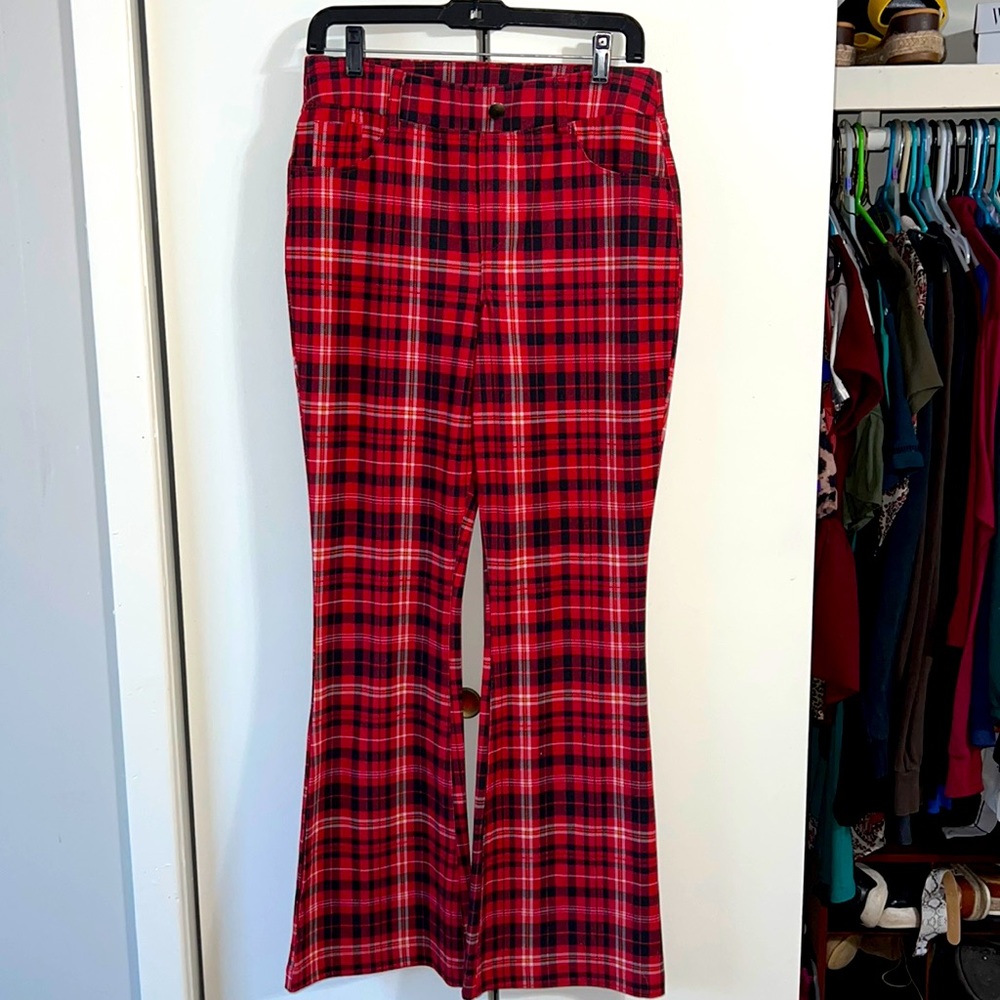 Plaid Dress Pants